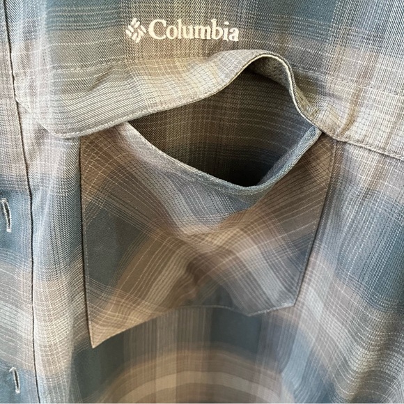 Columbia Long Sleeve Men’s XL Plaid Outdoor Shirt - Picture 5 of 8